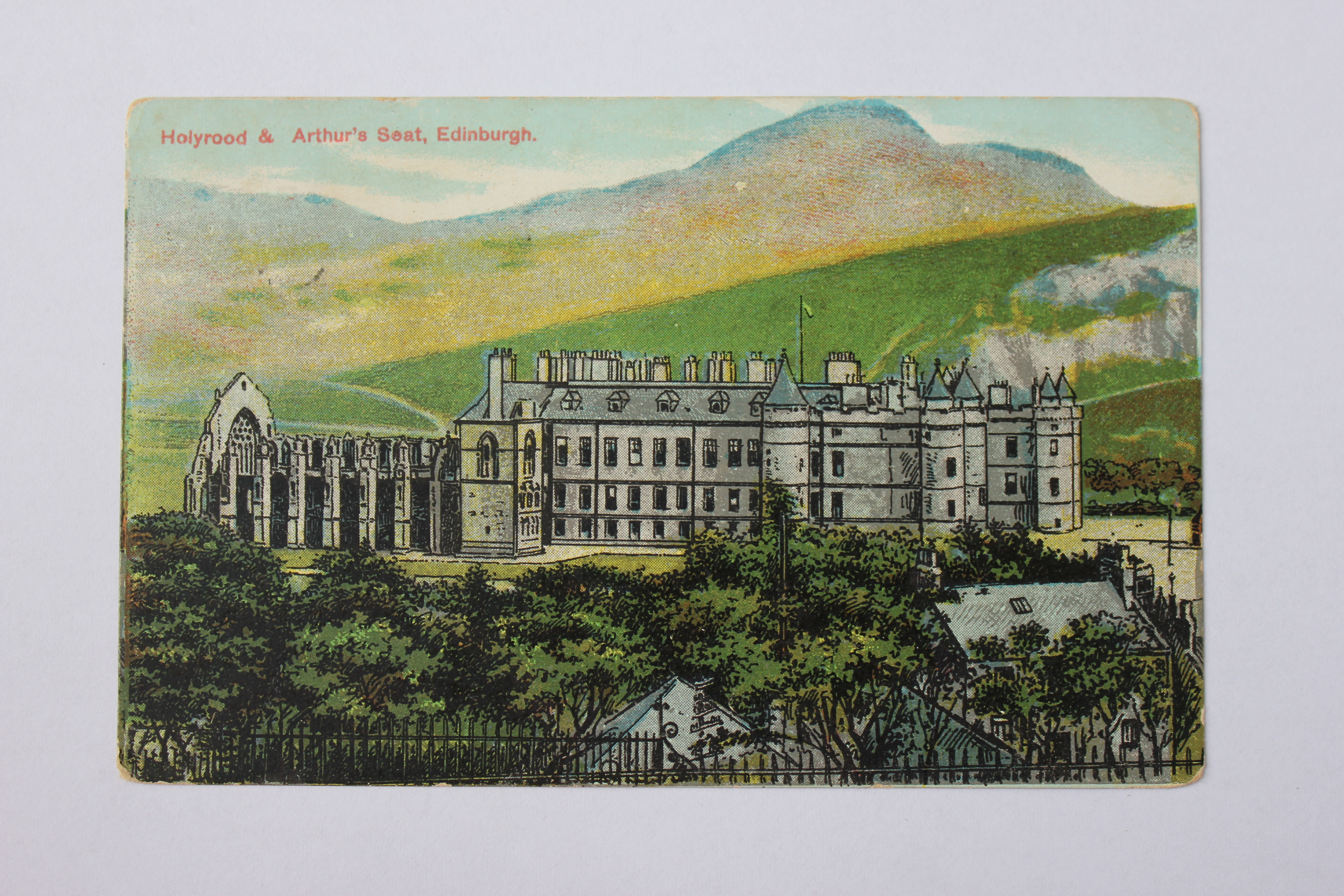 Vintage postcard Edinburgh