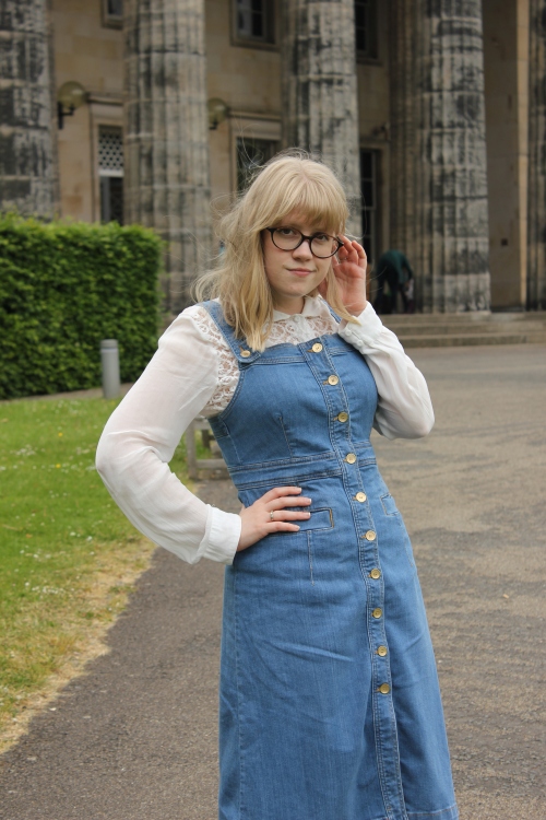 Marks & Spencer '70s Style Denim Pinafore